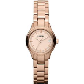 Watch strap Fossil ES3167 Stainless steel Rosé 12mm